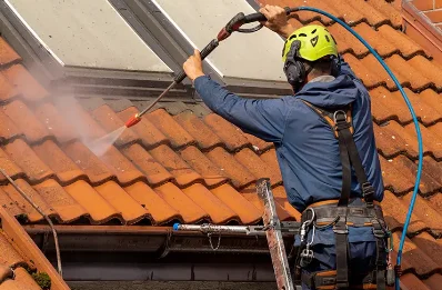 Démoussage et hydrofuge de toiture à Aumessas